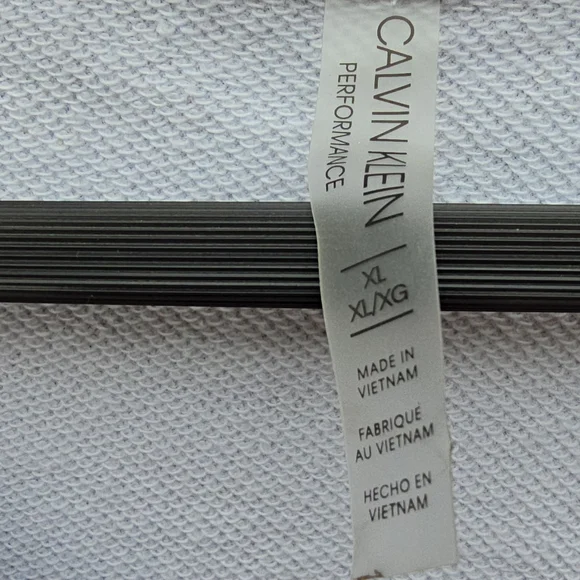 Calvin Klein Sky Blue V-Neck Sweatshirt - Picture 6 of 6